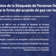 Avances y Retos: Búsqueda de Personas Desaparecidas en Colombia