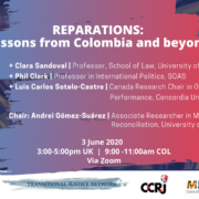 REPARATIONS: Lessons from Colombia and beyond