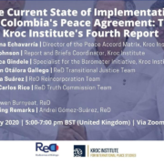 Implementation of Colombia’s Peace Agreement: Kroc Institute’s 4th Report