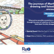 The journeys of Martha Castro: Writing, drawing and listening as a means of encounter