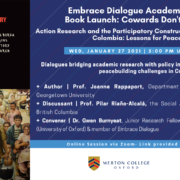 Embrace Dialogue Academia Seminar 4. Book Launch: Cowards Don’t Make History
